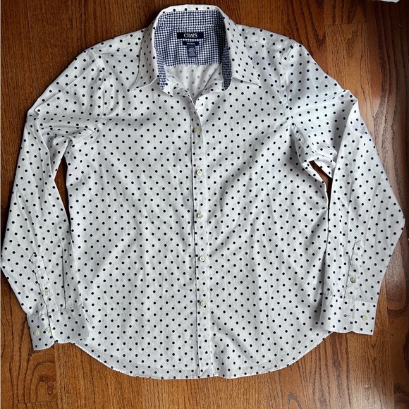 Chaps No-iron Women's button-front Cotton Shirt - Picture 4 of 11